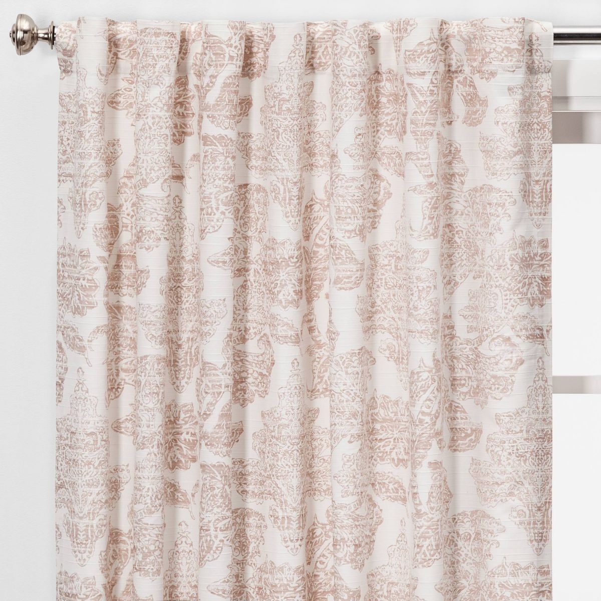 1pc Light Filtering Charade Floral Window Curtain Panel - Threshold™ | Target