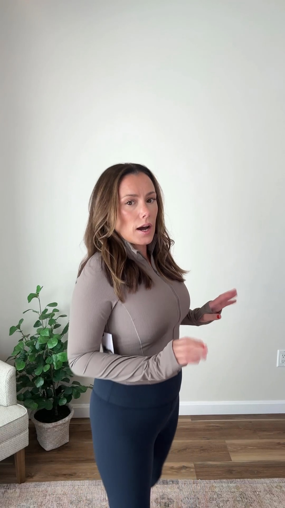 Guys I NEVER wear workout tops like this but this one is really good! LOVE the color again not a tan brown girl but this from #ltkwalmart is amazing! 

#LTKStyleTip #LTKSeasonal #LTKOver40