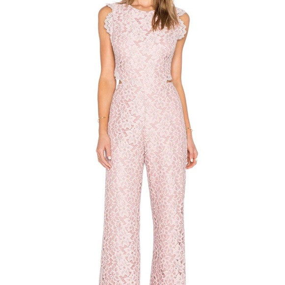 Alexis Pink Floral Jumpsuit Lightweight Design | Poshmark