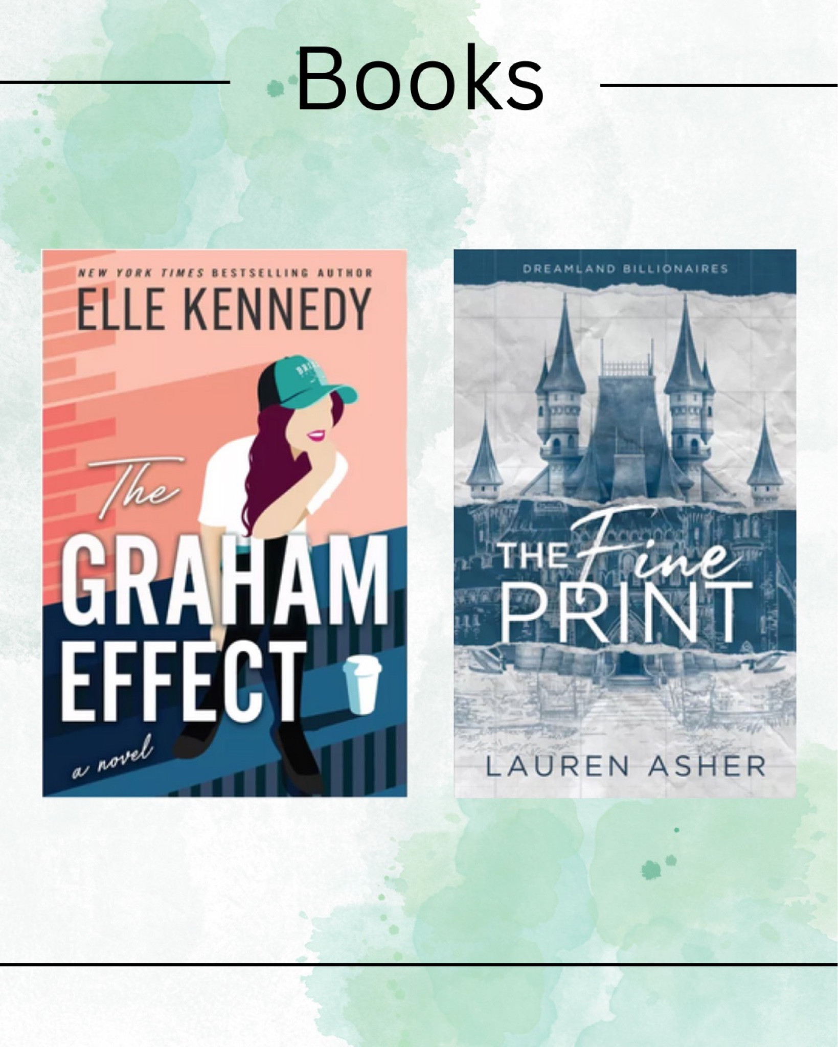 If you love books then check out these trending books at Target.

Books, book, fiction books, booktok, book lover, novel, gift idea, gift guide, the graham effect, Elle Kennedy, the fine print, Lauren asher 

#books 

#LTKhome #LTKSeasonal #LTKU