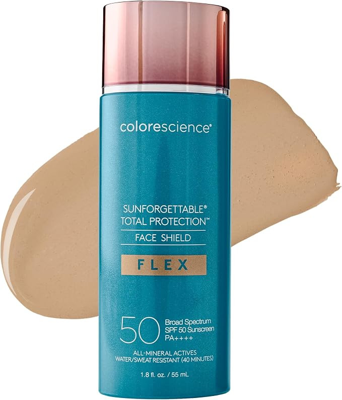 Flex Tinted Mineral Sunscreen SPF 50, Tone-Adapting Buildable Coverage with Zinc Oxide | Amazon (US)