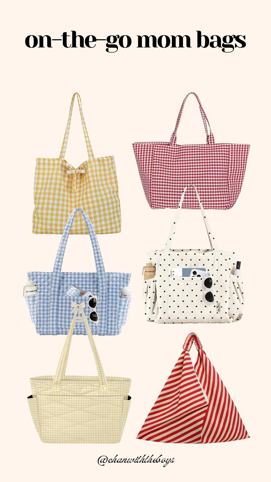 Totes that double as diaper bags! 