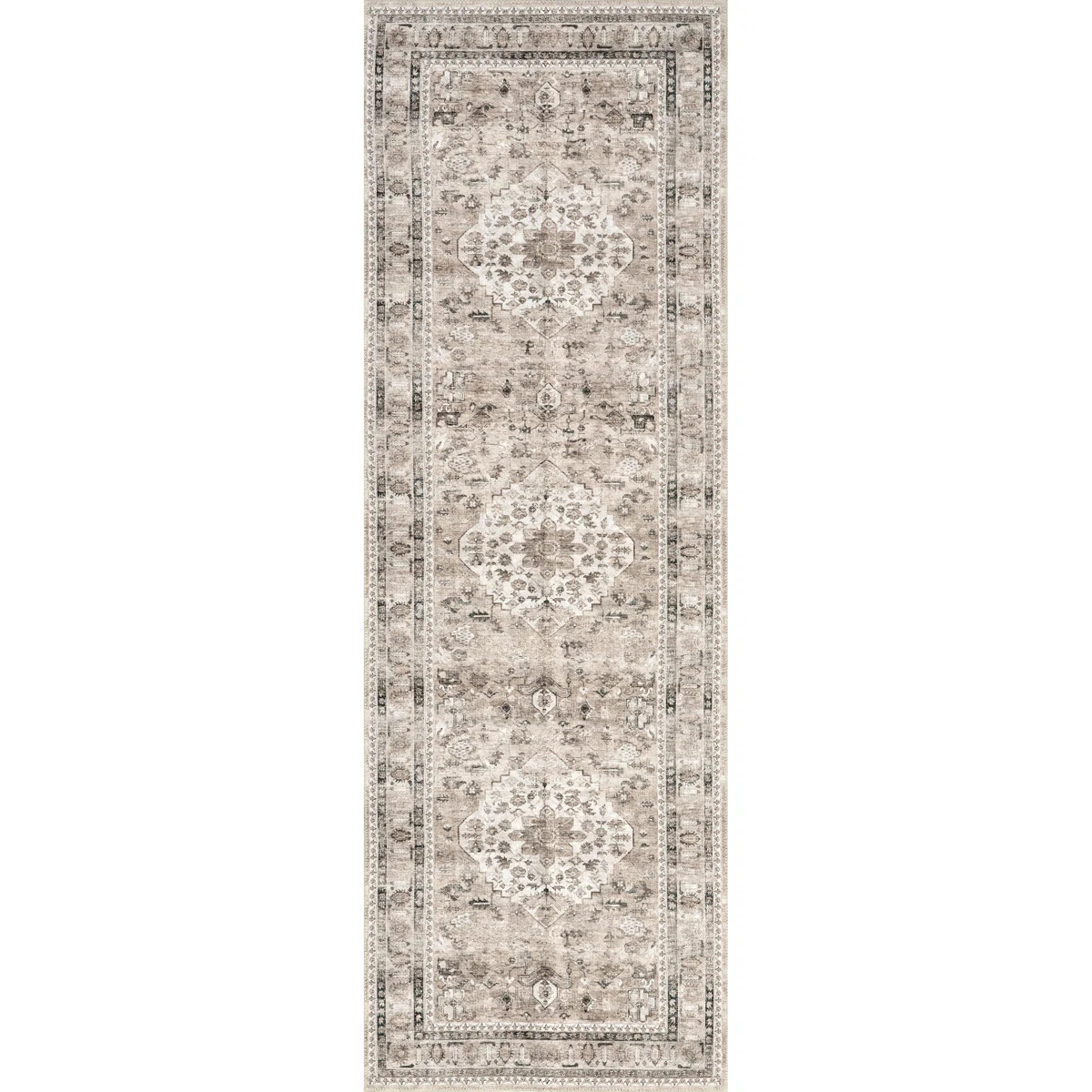 Davi Faded Traditional Spill Proof Machine Washable Area Rug | Wayfair North America