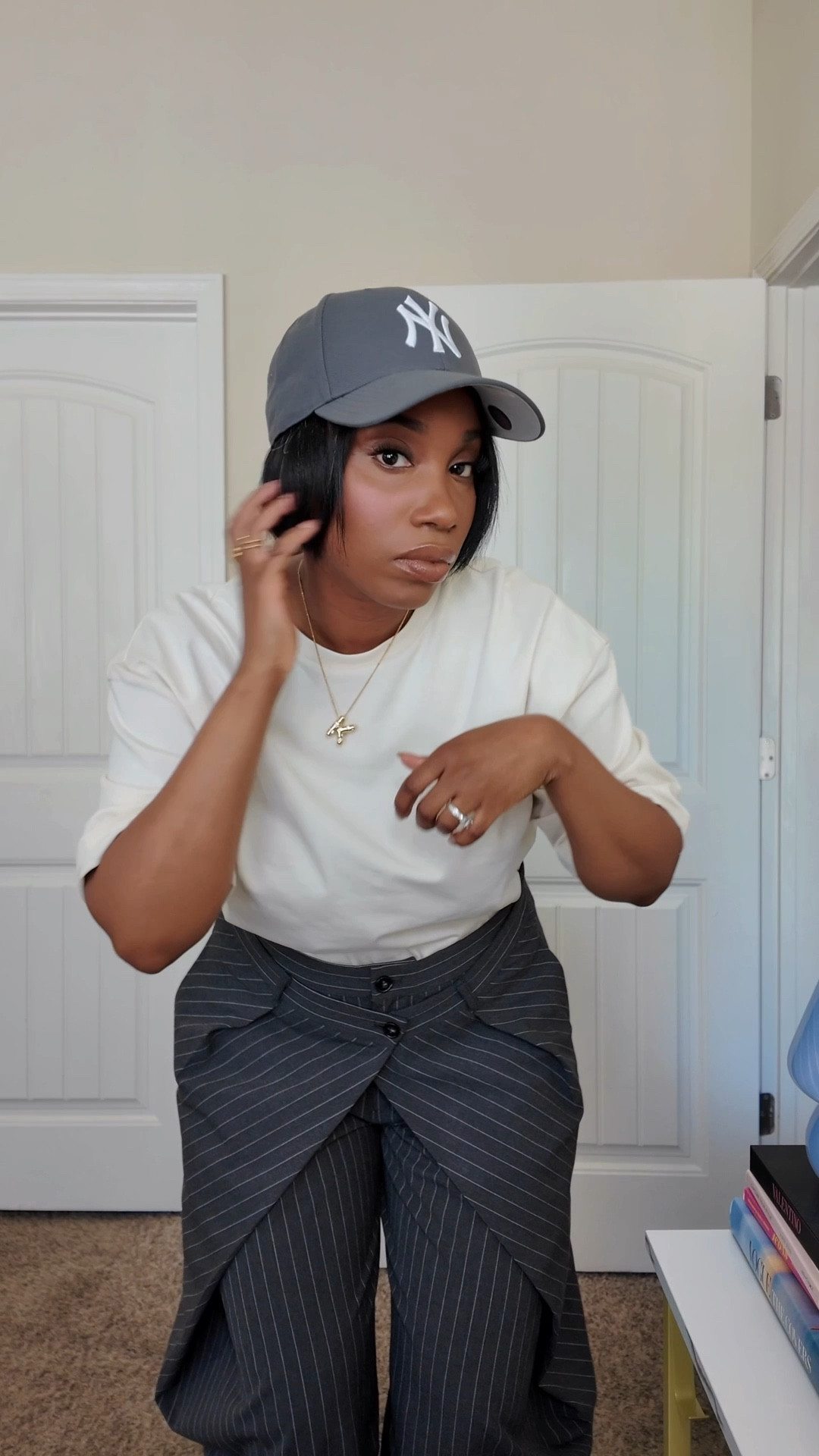 Simple but elevated outfit for Spring. I’m wearing a 10 in pants for an oversized fit. 

#LTKootd #LTKMidsize #LTKgrwm