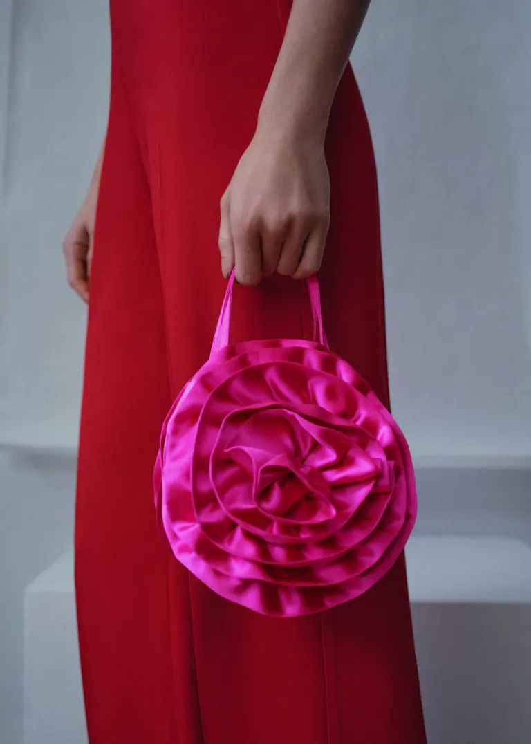 Maxi flower bag | MANGO (US)