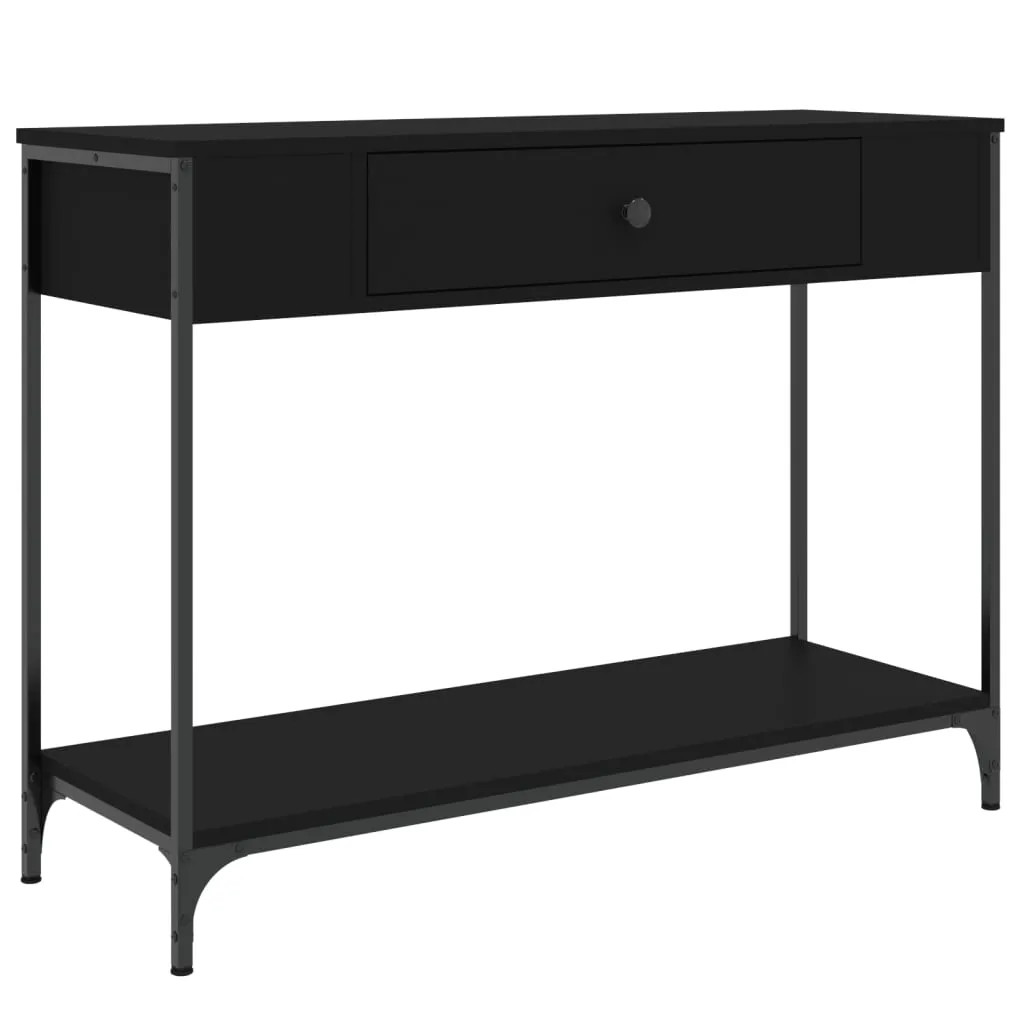 Coffee & Side Tables | Console Table Black 100x34.5x75 cm Engineered Wood | Berkfield Home | Debenhams UK