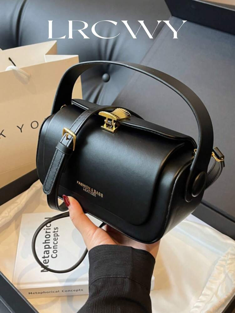 Women's Fashion Box-Shaped Crossbody Bag, Handheld, Elegant & Minimalist, Large Capacity | SHEIN