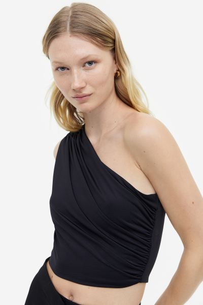 Gathered One-shoulder Top | H&M (US + CA)