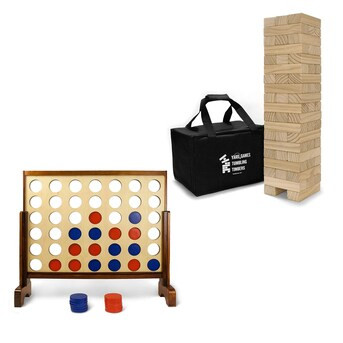 Yard Games Outdoor Stacking Game with Case | Lowe's