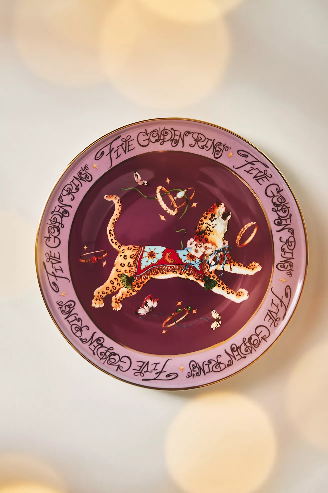 Phannapast Taychamaythakool x Anthropologie Twelve Days of Christmas Stoneware Dessert Plate | Anthropologie (US)