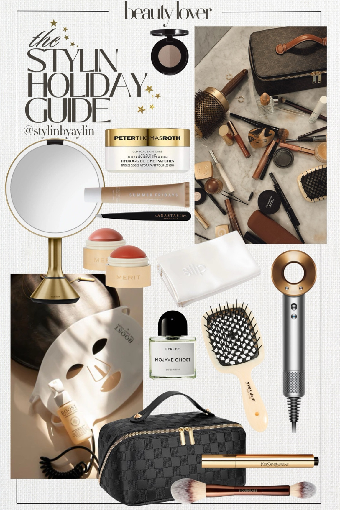The Stylin Holiday Gift guide: beauty lover! Beauty gift ideas, gifts for her, Stylin, Aylin 

#LTKGiftGuide #LTKStyleTip