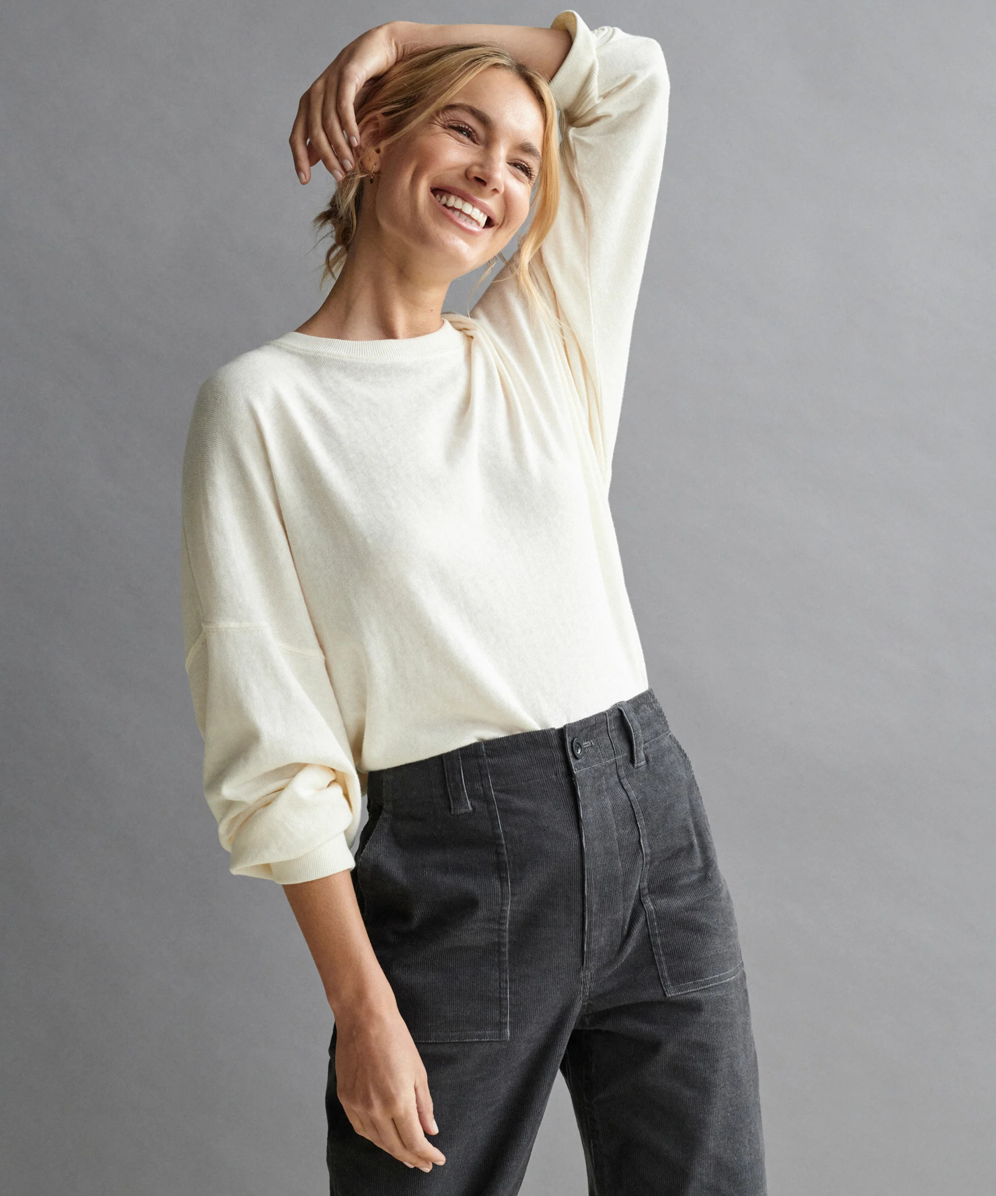 Boyfriend Long-Sleeve Tee | Jenni Kayne