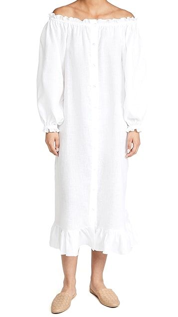 Loungewear Dress In White | Shopbop