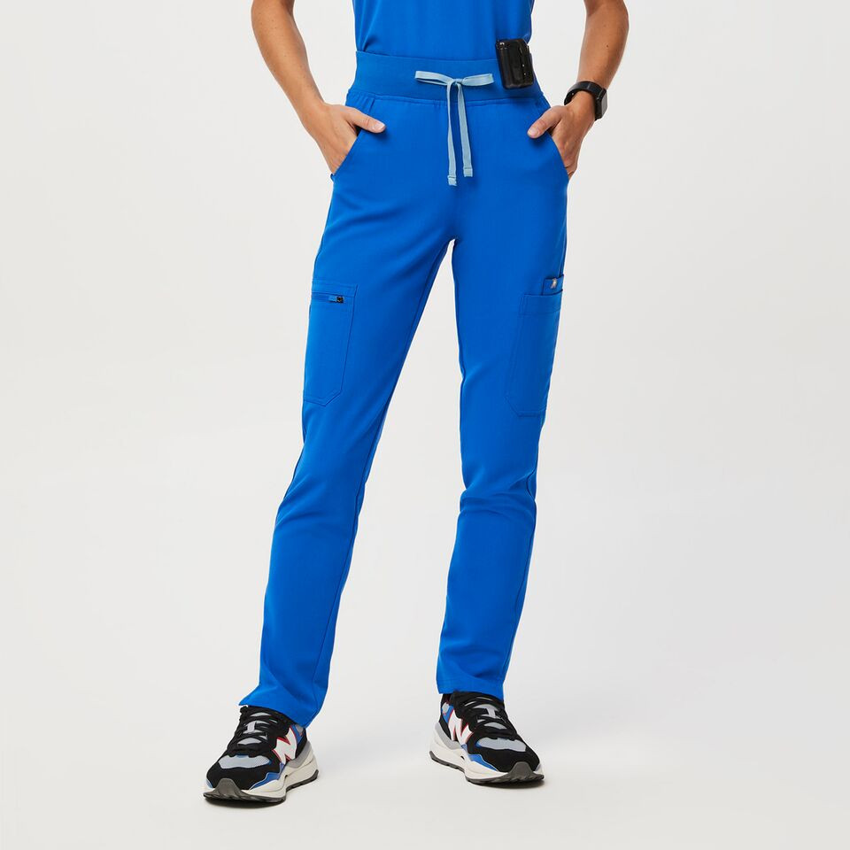 Women’s High Waisted Yola Skinny Scrub Pants™ - Royal Blue · FIGS | FIGS