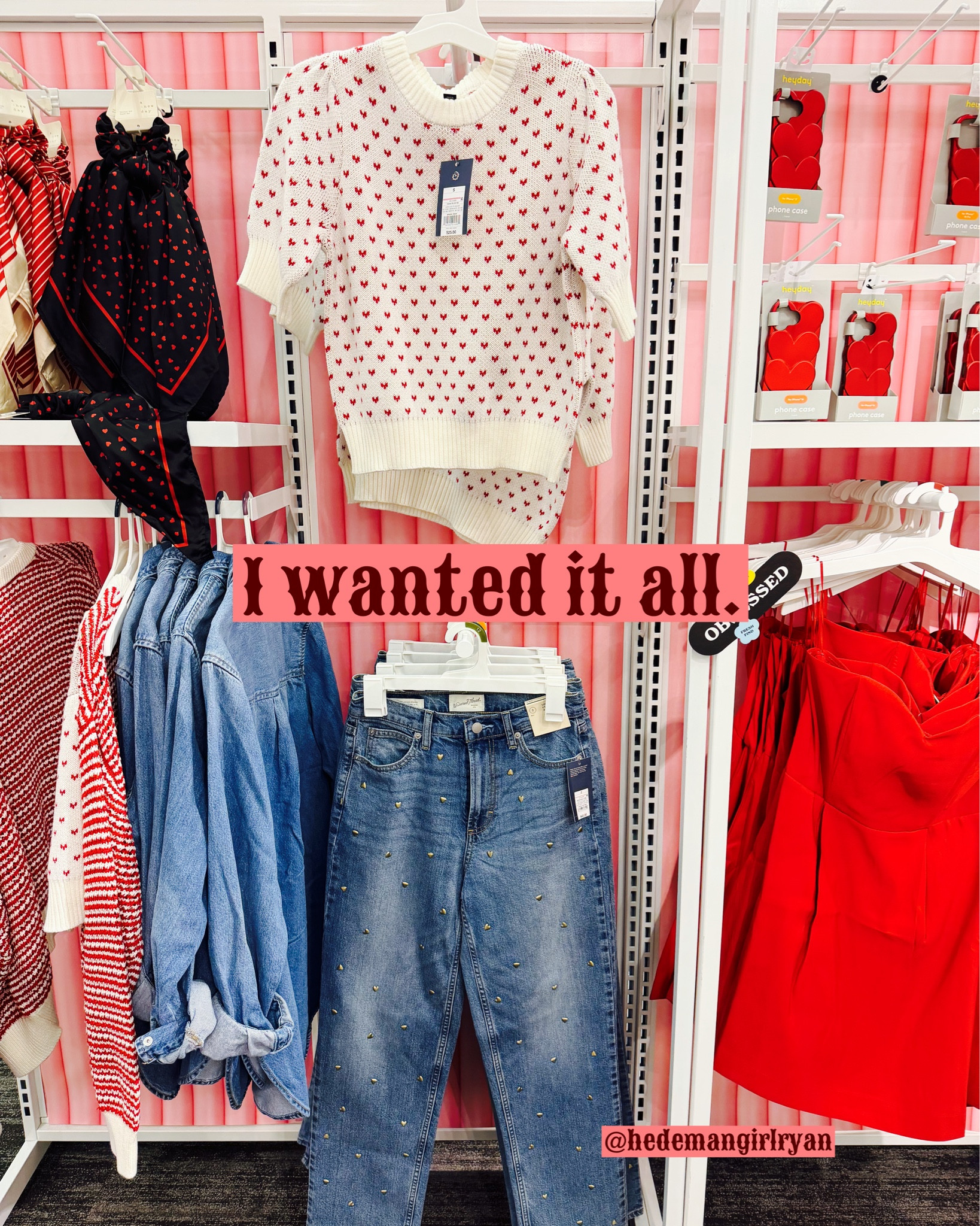 My daughter convinced me to go to @target tonight and we walked right into a fabulous little Valentines display. We wanted it all. The pajamas, of course, came home with me and I’ll be going back for a few more pieces. 

#LTKootd #LTKmomlife #LTKSeasonal