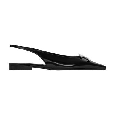Celine Alma Triomphe flat slingback in gros-grain - CELINE | 24S (APAC/EU)