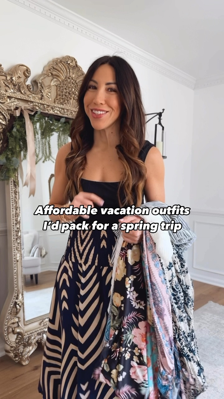 Affordable vacation outfits that I would absolutely pack if I was going away on a spring break trip! Everything in this fashion haul is from @cupshe and perfect for vacation. Use codes below to save! 

Tammy15 for  15% off $65.
Tammy20 for 20% off $109.
Sunglasses code TAMMYL15. 

Small in all dresses. Except halter dress xs. Jumpsuit small. Chambray jumpsuit xs. Skirt small. Sandals tts.

Vacation outfits, vacation dresses

#LTKSaleAlert #LTKOver40 #LTKFindsUnder50