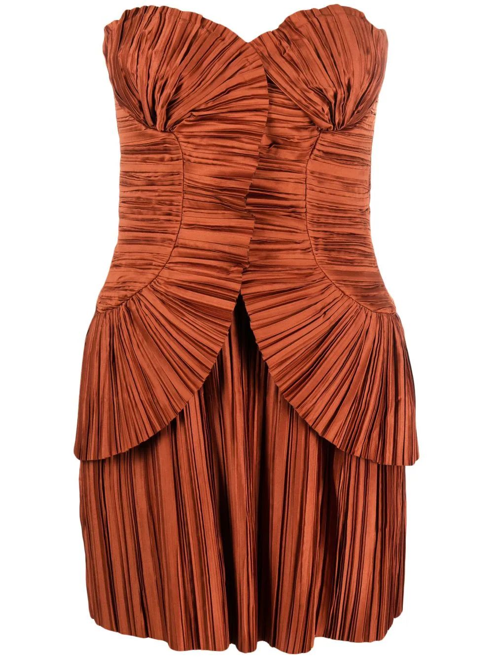 Charlique pleat-detail dress | Farfetch Global