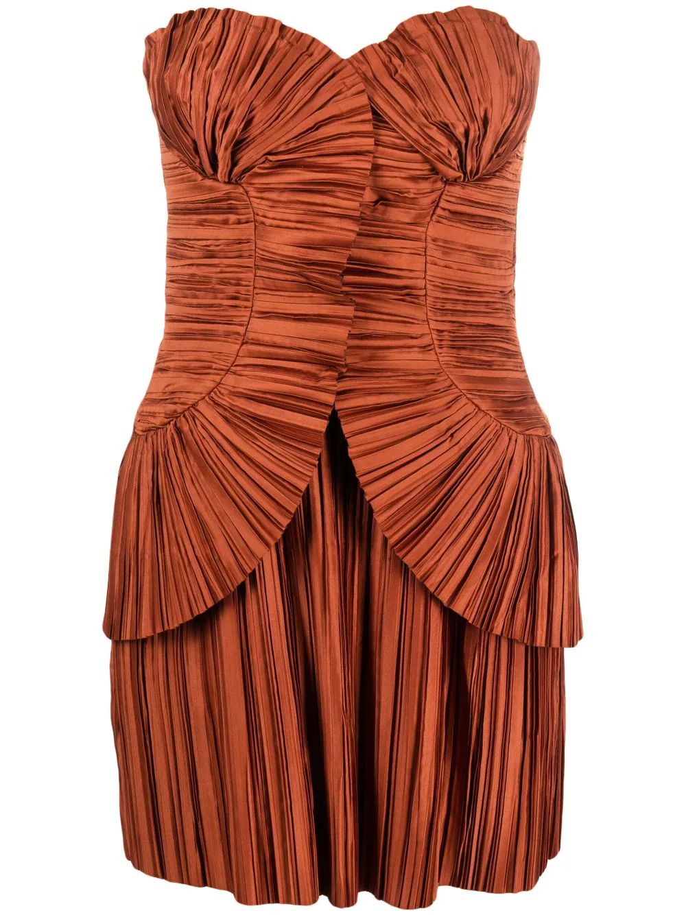 Cult Gaia Charlique pleat-detail Dress - Farfetch | Farfetch Global