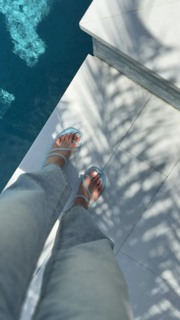 These blue sandals are such a fun pop for summer outfits and vacations. The color is so good with denim, white jeans, dresses, and beach looks, plus they instantly make a simple outfit feel more styled.

summer sandals, blue sandals, vacation shoes, colorful accessories, beach vacation outfit, resort wear, denim outfit, summer style, trendy sandals, casual chic outfit, annabrstyle

#LTKootd #LTKSeasonal #LTKTravel