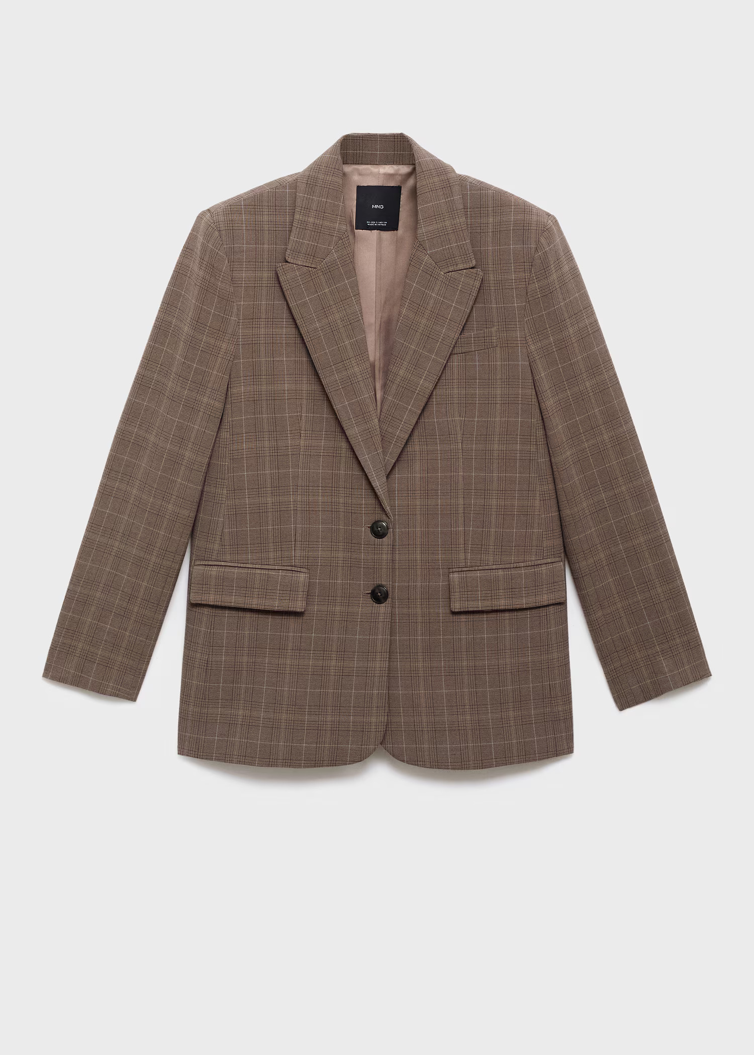 Check suit blazer - Women | MANGO USA | Mango (US/MX/AU)
