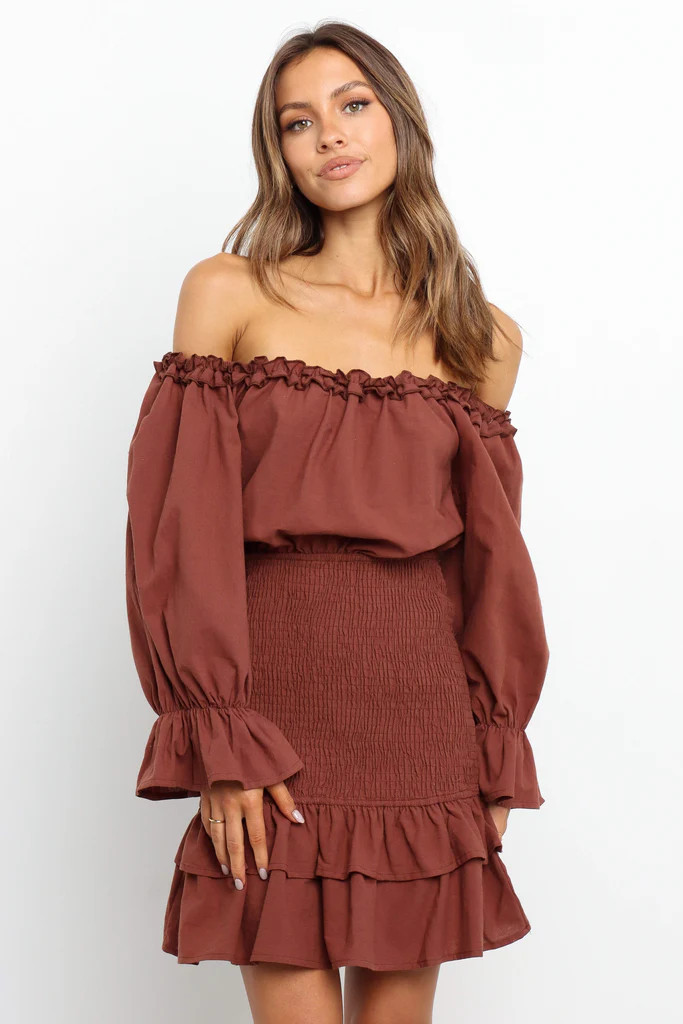 Glow Dress - Chocolate - Brown | Petal & Pup (US)