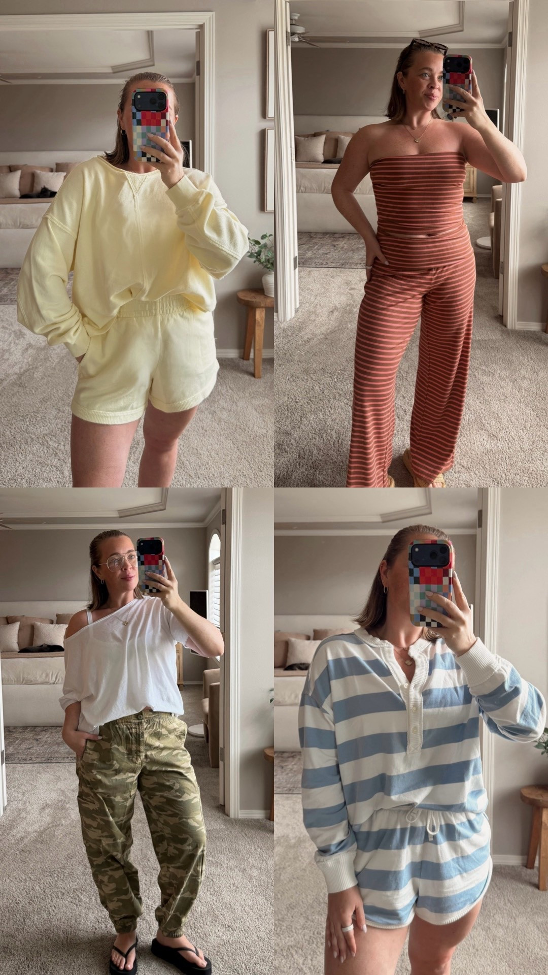 LTK x Aerie SALE is live! Use code: LTKAERIE20 to get a stackable 20% off your entire purchase!

I honestly love Aerie so much, maybe too much 🤭😉 For sizing, Aerie runs large. I can fit into a small in some of the "oversized" tops! Pay attention to the description for the best fit. 

I ordered a small or medium in the tops, medium in the shorts, and 12 regular in the camo pants. 

Size 10 | M/L | 5'4" 

#LTKMidsize #LTKxAerie #LTKSaleAlert