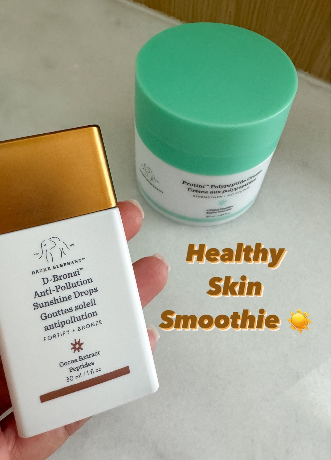 I've been adding these Bronzing Drops to my routine again this Summer and I LOVE the bronzy glow it brings to my skin! I like mixing it into the Polypeptide Moisturizer from @drunkelephant and applying either alone or under my foundation! 

@Sephora #drunkelephant #sephora #drunkelephantpartner


#LTKBeauty #LTKOver40