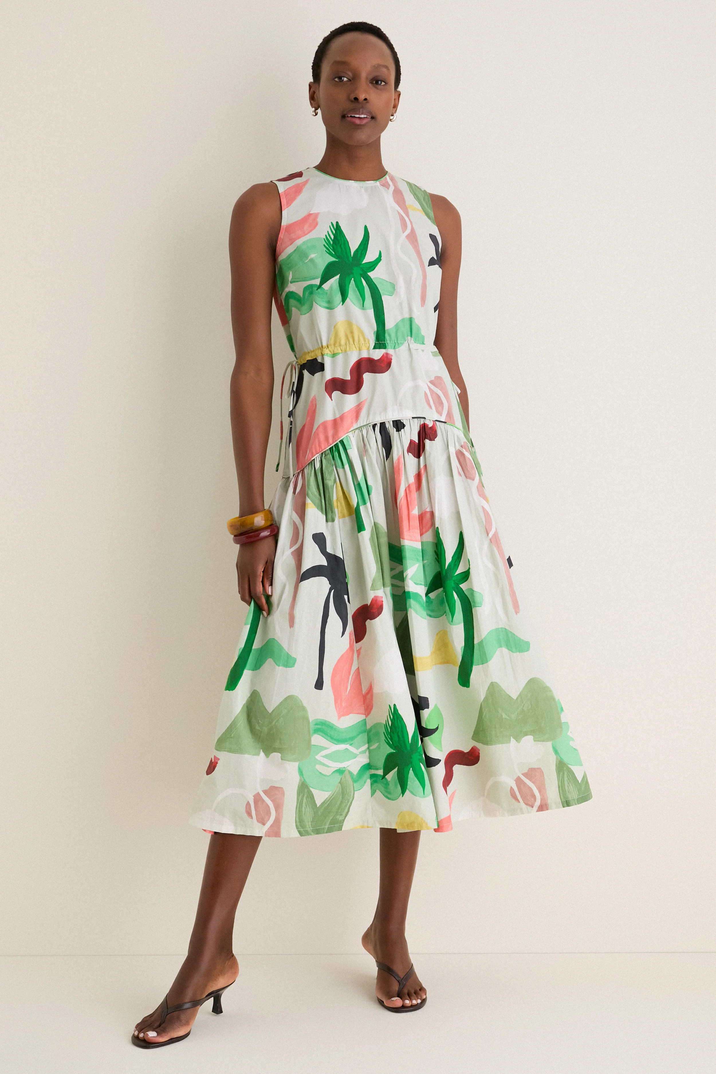 Paradiso Petal Sleeveless Piped Maxi Dress | Tuckernuck (US)