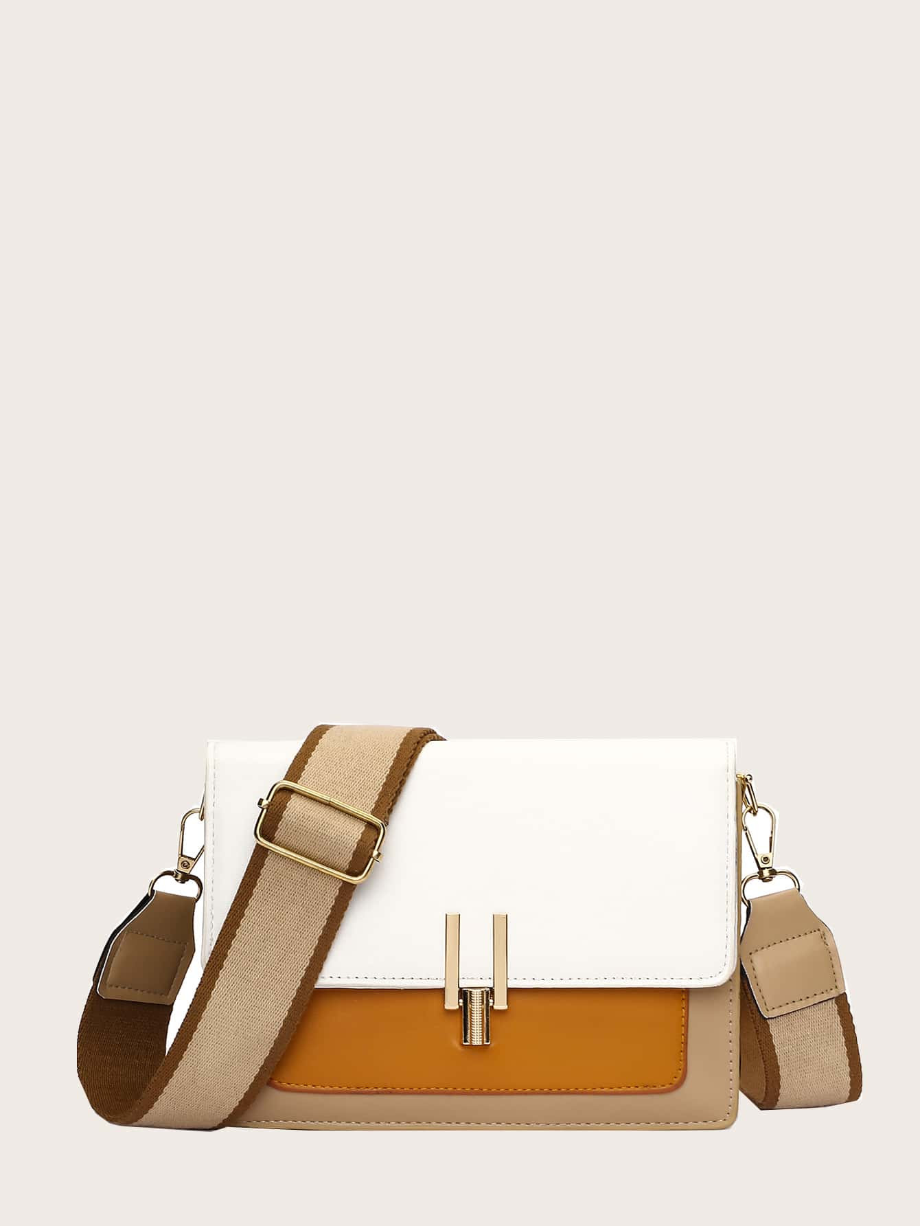 Color Block Crossbody Bag | SHEIN