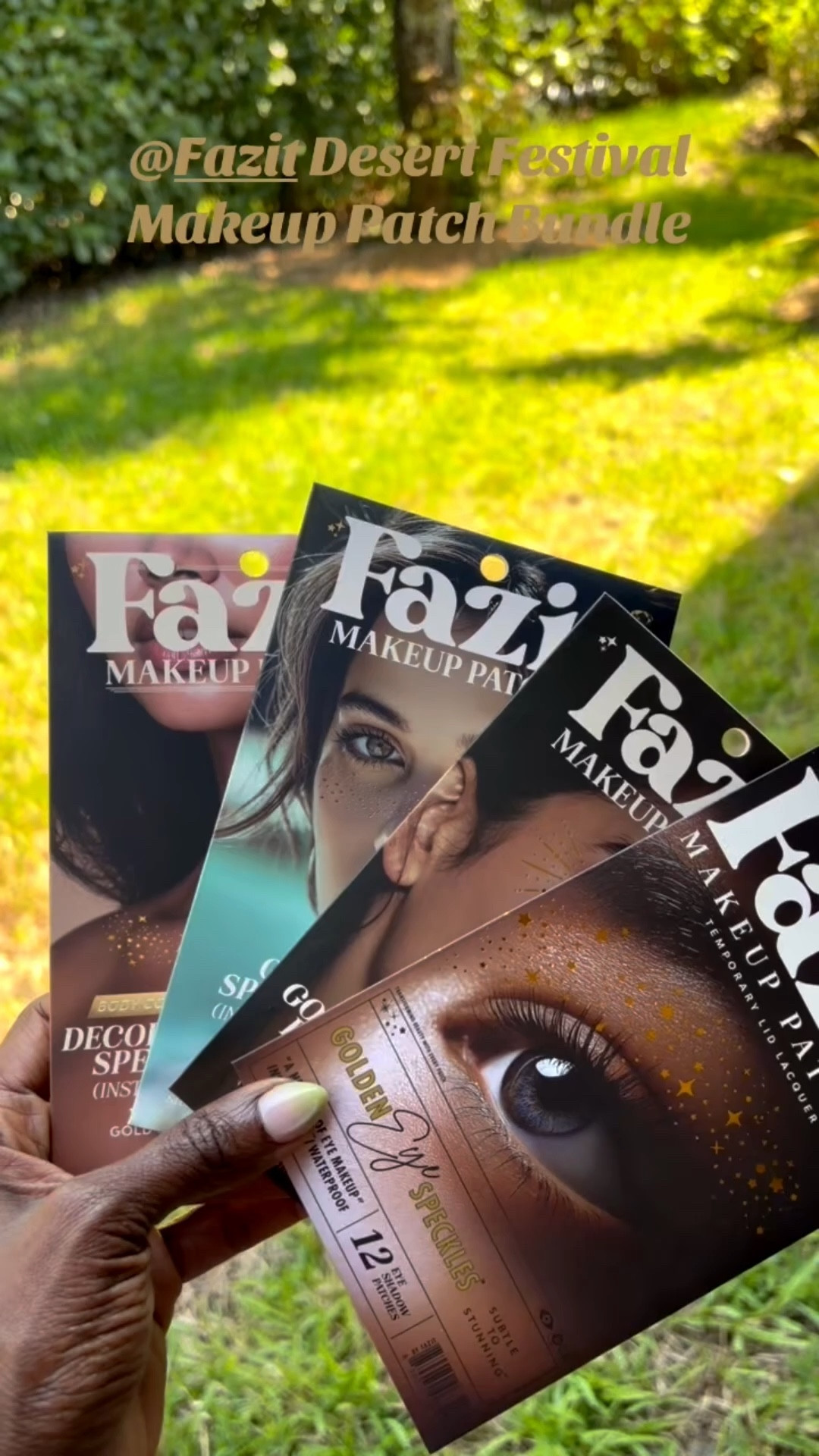 Festival glam just got a major upgrade ✨ The Fazed Desert Festival Makeup Patch Bundle comes with 4 stunning sets that take your look from subtle shimmer to full-on statement. From delicate freckle accents across your face to bold designs that flow from your brows down to your décolletage, these gold shimmer patches are EVERYTHING.

They apply just like temporary tattoos, making them super easy to use (and remove), and they instantly elevate your vibe. Whether you're heading to a music festival, planning a night out, or just want to switch up your look, these give you endless ways to shine.

Trust me… your festival look isn’t complete without these 💫

#FestivalMakeup #CoachellaStyle #BeautyFinds 

#LTKFestival #LTKBeauty #LTKTravel