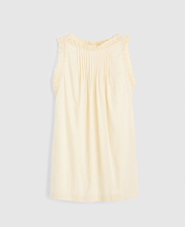Crochet-Trim Boatneck Mini Dress | Madewell