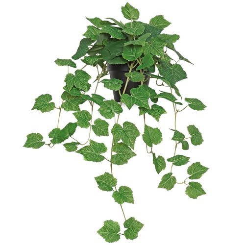 TOCHGREEN Artificial Plants Fake Pothos Ivy Plant Silk Plant for Home Decor Indoor in Pot,Faux Hanging Plant Realistic Small Faux Potted Plant for Bedroom Shelf Indoor Outdoor Decor (Green) | Amazon (US)