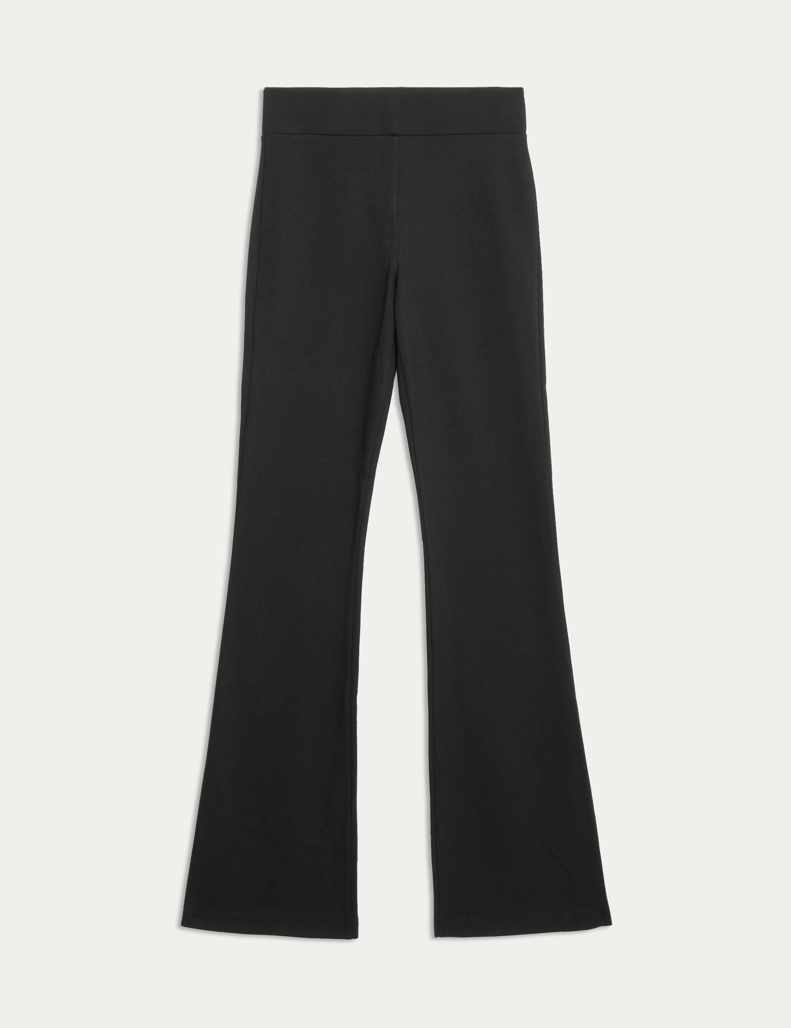 Jersey Elasticated Waist Flared Trousers | Marks & Spencer (UK)