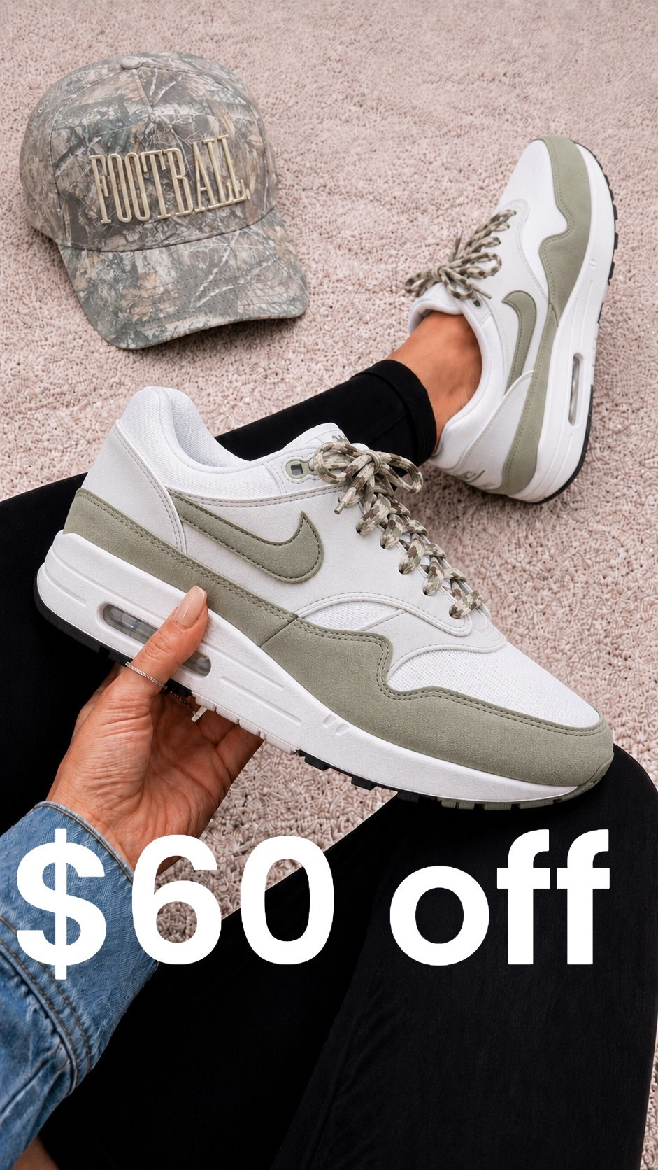 HOLY SMOKES—$60 OFF?! 🤯🔥

Yes, these Nike Air Maxes are SIXTY DOLLARS OFF—the lowest price I’ve seen! But listen: sizes are already selling out, and once your size is gone, it’s GONE. At this price, I would not wait and risk the FOMO because I don’t expect them to restock for this low again!

Going, going, going… GONE! 🏃‍♀️💨

Comment CAMO and I’ll send you the link! 👟🌿

#LTKgrwm #LTKmomlife #LTKselfcare
