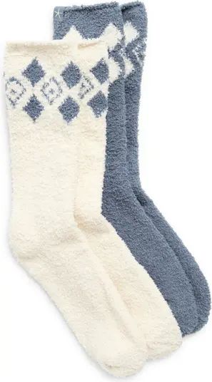 Barefoot Dreams® Assorted 2-Pack CozyChic™ Socks | Nordstromrack | Nordstrom Rack