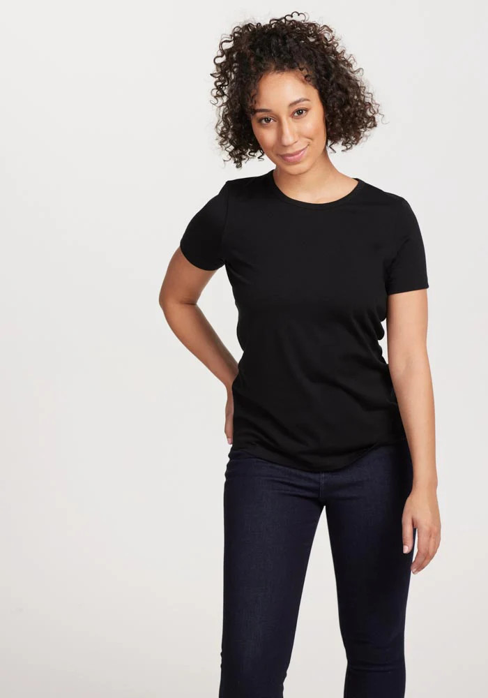 Women's Liza Crew Neck Tee
            
            	Relaxed Fit • Lightweight | Woolx