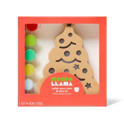 Christmas Craft Lit Paperboard Holiday Tree Painting Activity Kit - Mondo Llama™ | Target