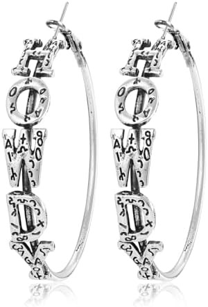 BVGA Western Hoop Earrings for Women Boho Turquoise Vintage Cowgirl Boot HOWDY Antique Silver Sta... | Amazon (US)