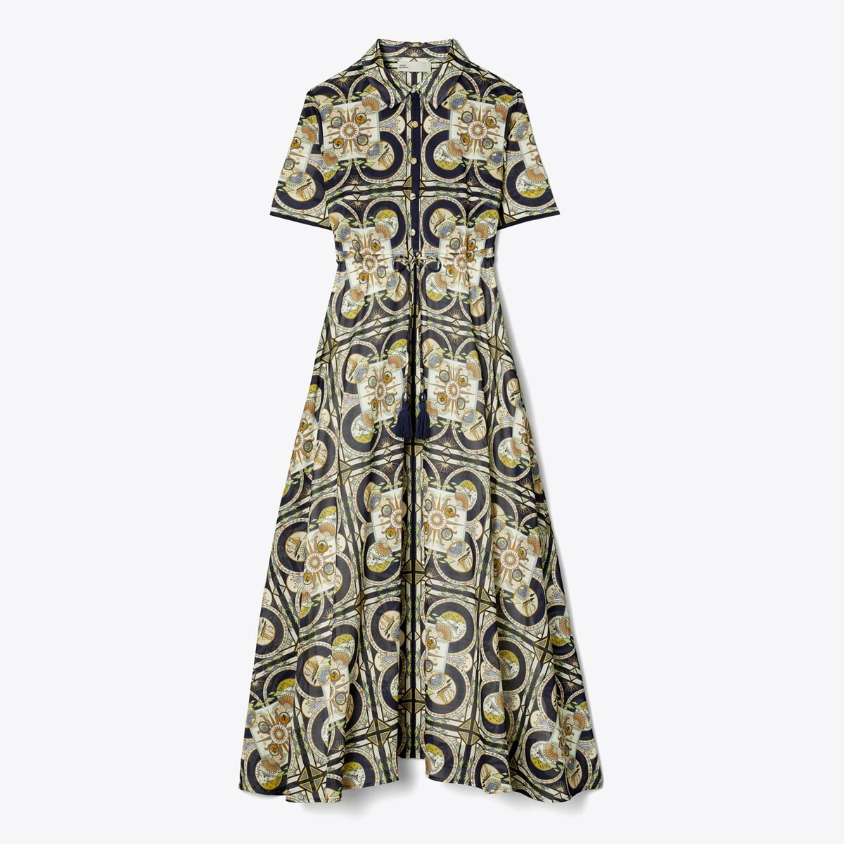 PRINTED COTTON SHIRTDRESS | Tory Burch (US)