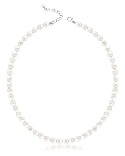 Pearl Necklace, Pearl Necklace for Men, Pearls Necklaces for Women, Mens Pearl Necklace, Mens Necklaces | Amazon (US)