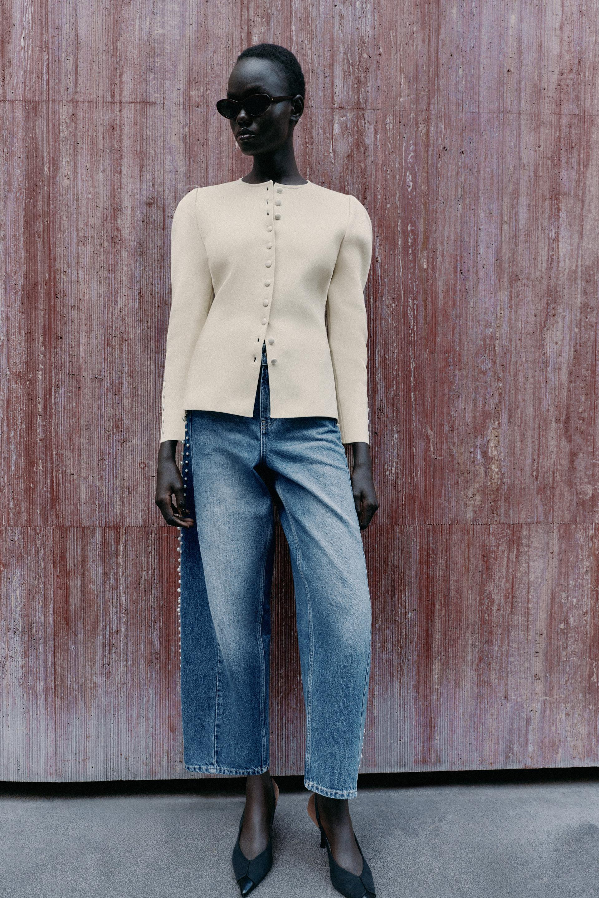 FITTED KNIT JACKET | Zara US