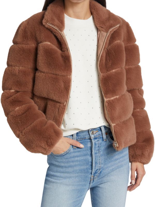 Jodi Faux Fur Jacket | Saks Fifth Avenue OFF 5TH (Pmt risk)