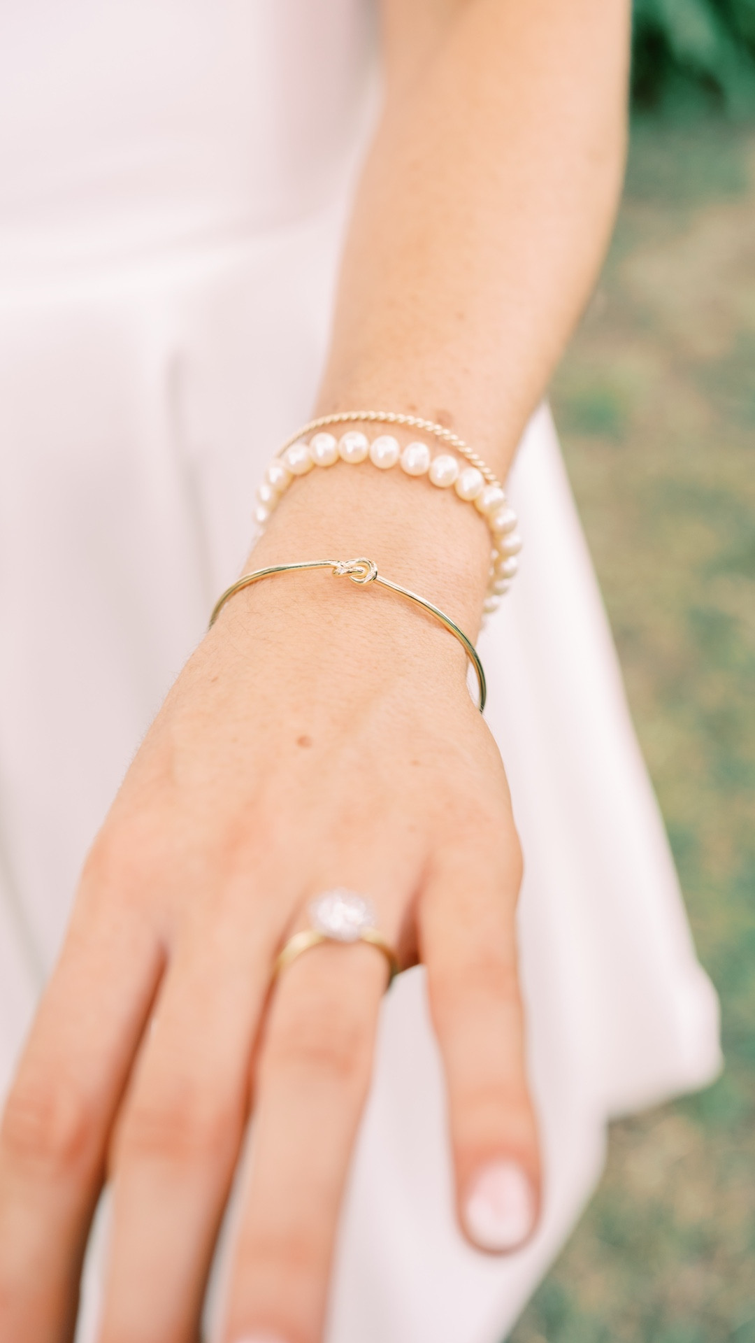 My wedding gift from my husband- yearly gold bracelet ❤️ i have “the knot” and “Classic twist"

#LTKWedding