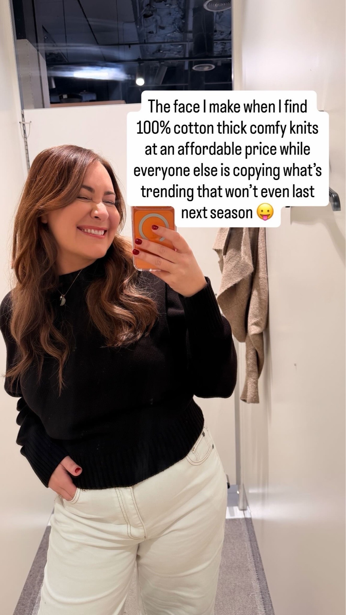 New glassons find! 100% cotton 🧡