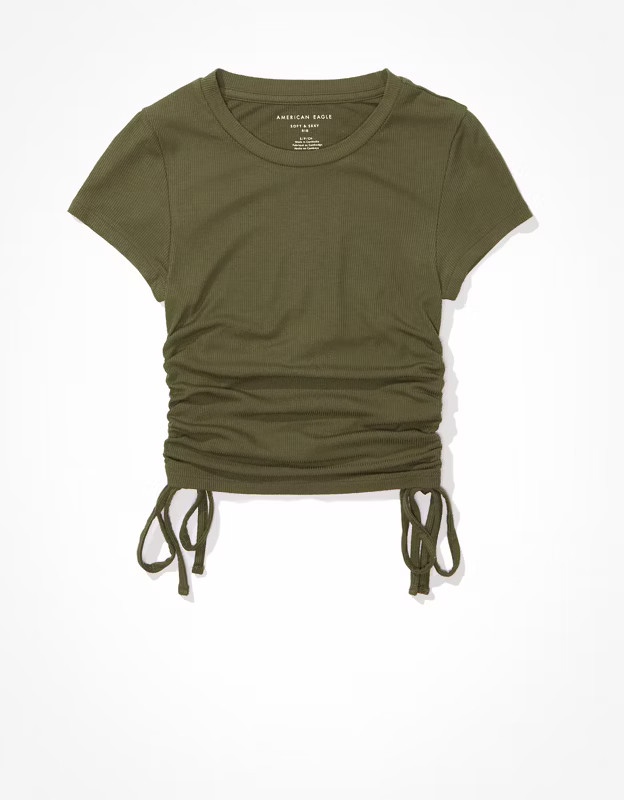 AE Soft & Sexy Cinch Tee | American Eagle Outfitters (US & CA)