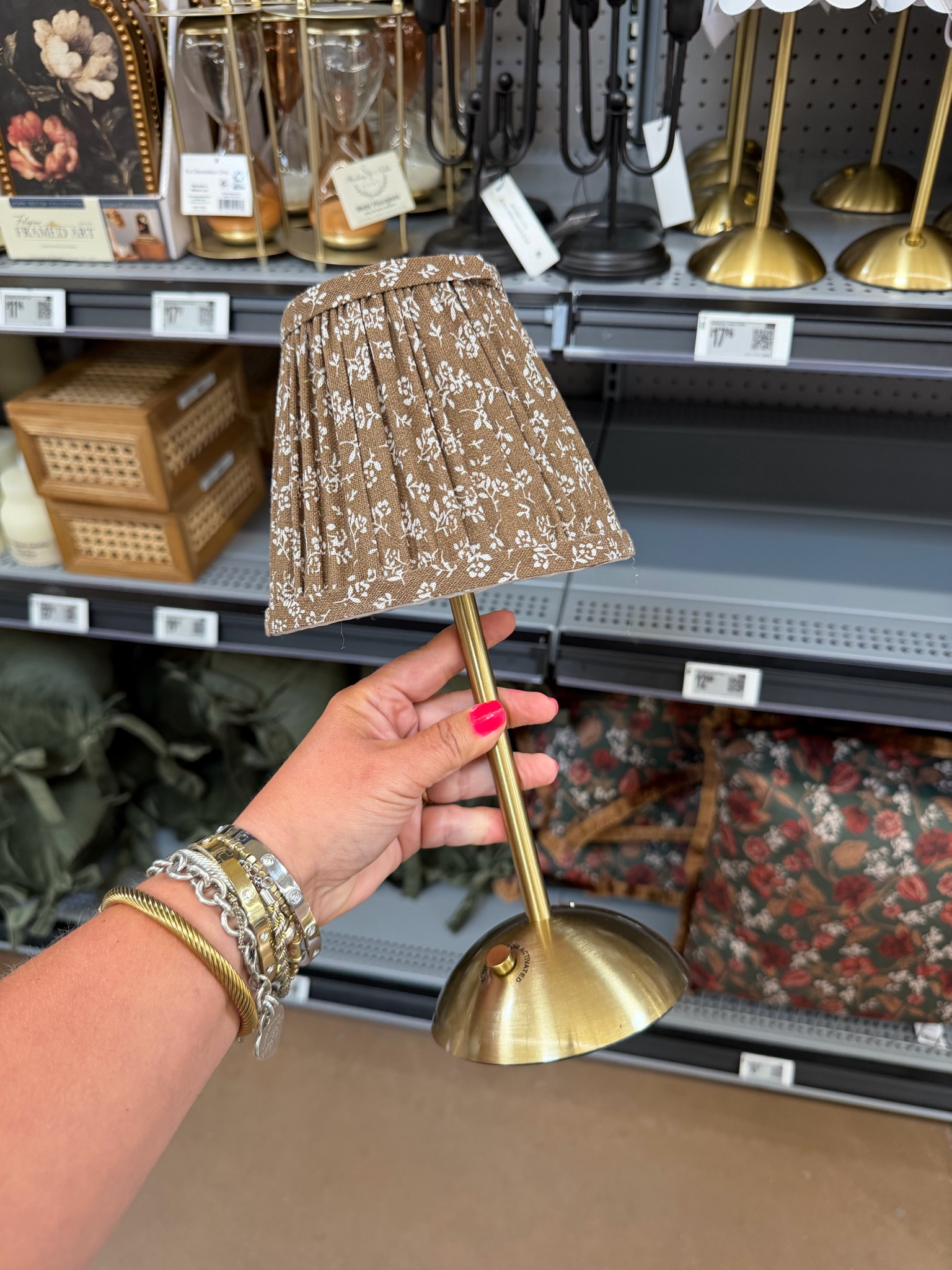 Another cutie rechargeable lamp from Walmart! Loving the vintage floral fabric on this one!  

 #LTKHome