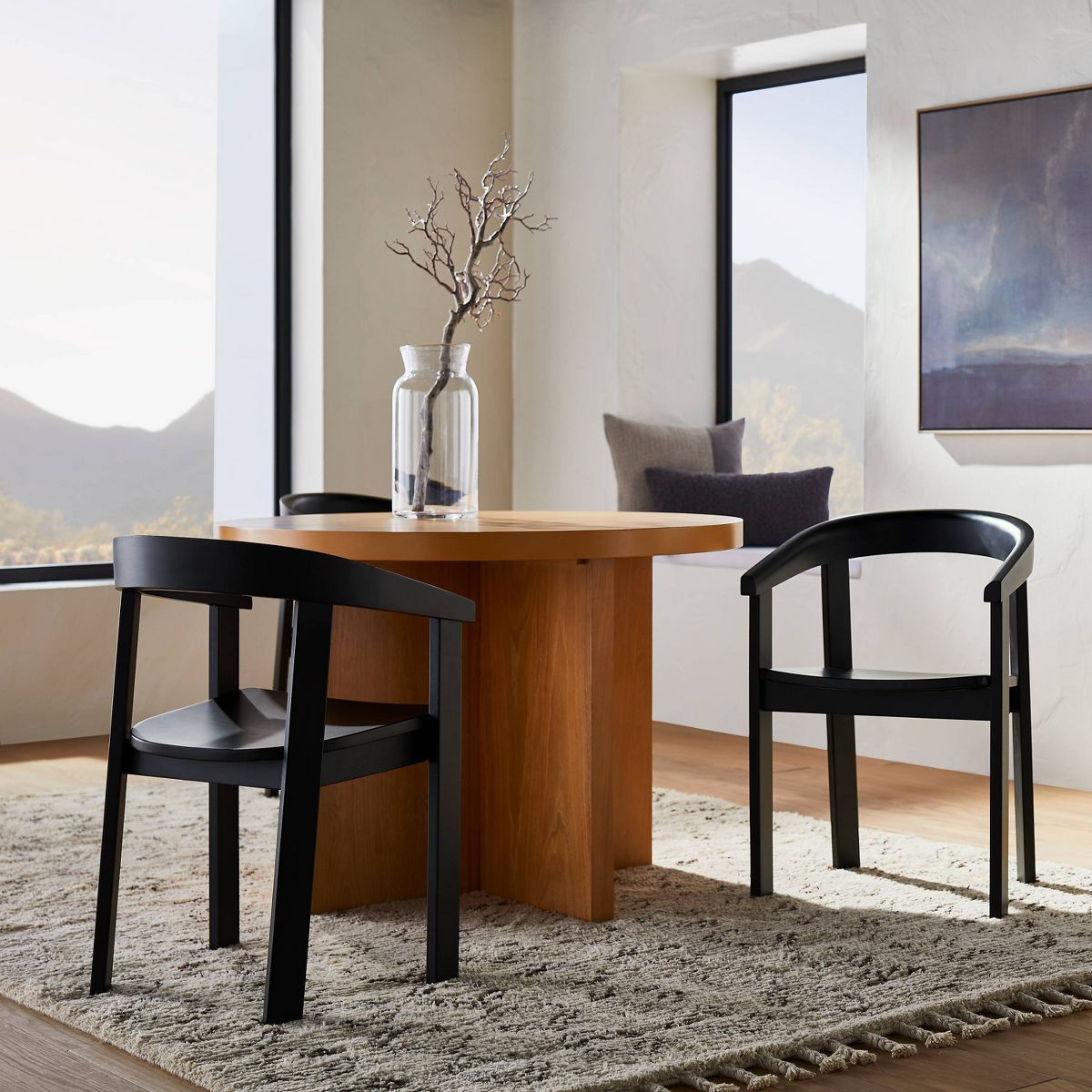 Terra Solid Wood Curved Back Dining Chair - Threshold™ designed with Studio McGee | Target