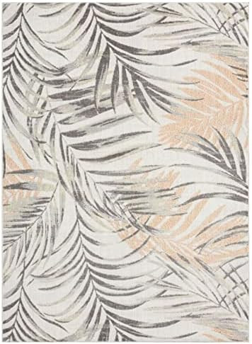 Home Dynamix Tommy Bahama Malibu Palm Springs Indoor/Outdoor Area Rug, Ivory/Rust, 5'3"x7'3" Rectang | Amazon (US)