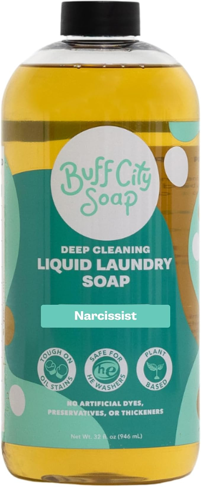 Buff City Soap - Liquid Laundry Soap Made With Simple Ingredients & No Harsh Chemicals - Cleans T... | Amazon (US)